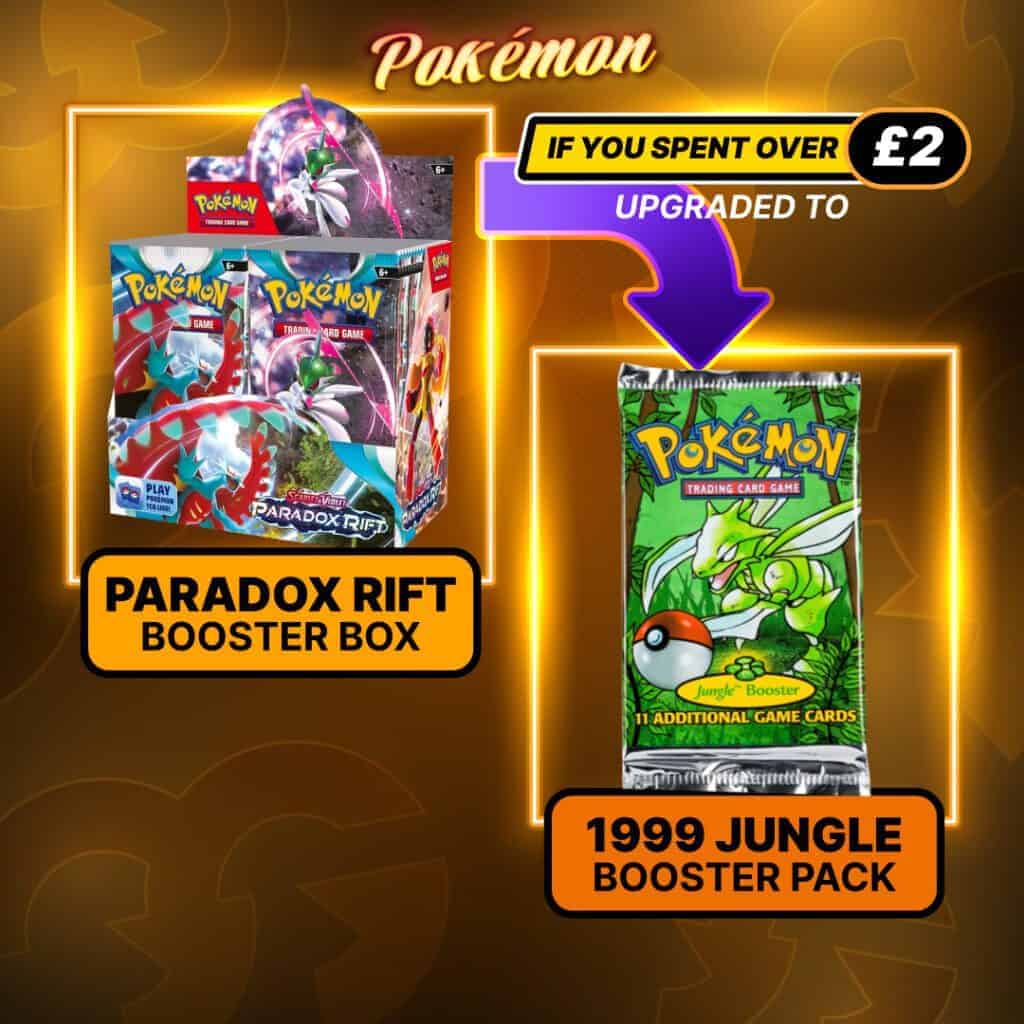 *FREE* Pokémon TCG: Scarlet & Violet-Paradox Rift Booster Box #1