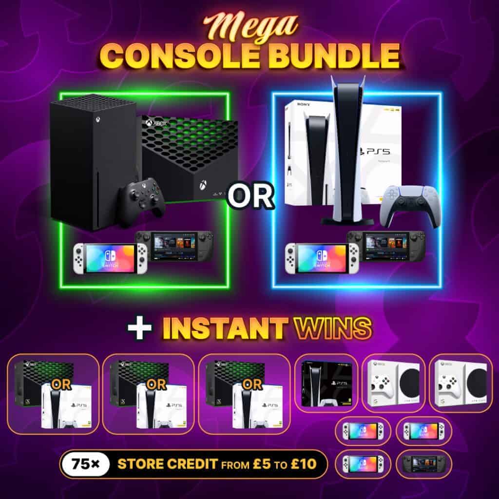 MEGA Console Bundle + 85 instant wins (cash alts on every prize) #17