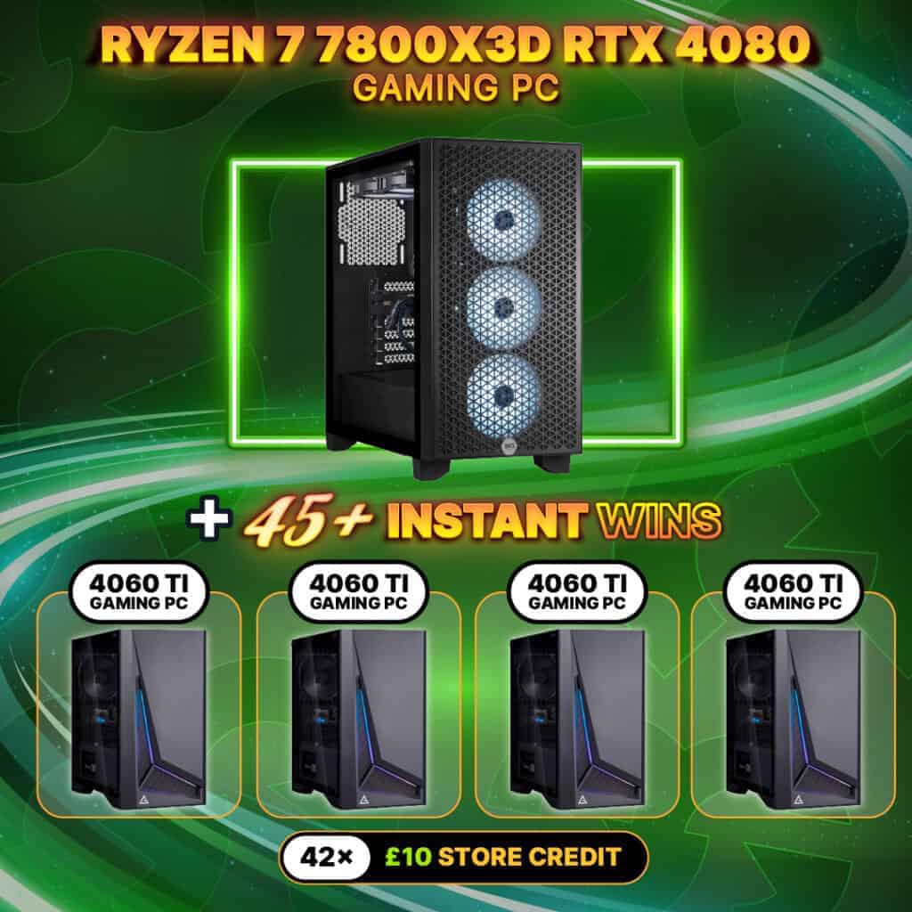 Ryzen 7800X3D 4080 Super Gaming PC + 45 instant wins #11