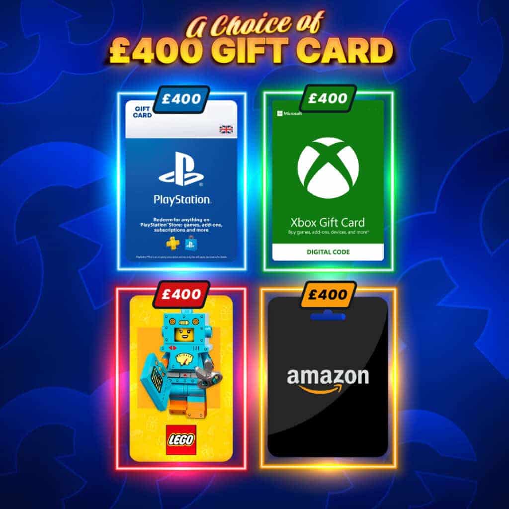 £400 Gift Card of Your Choice #1