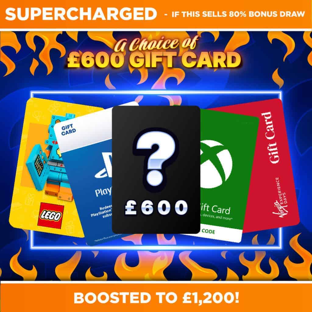 🔥 BOOSTED COMP🔥 *AUTO DRAW* £600 Gift Card Or Boosted £1200 Gift Card!