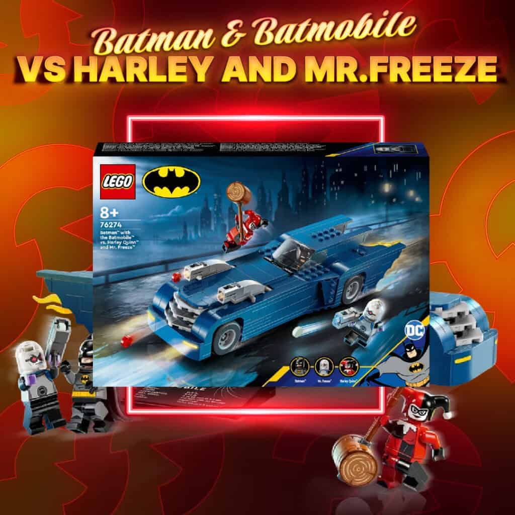 *AUTO DRAW* LEGO Batman vs. Harley Quinn & Mr. Freeze