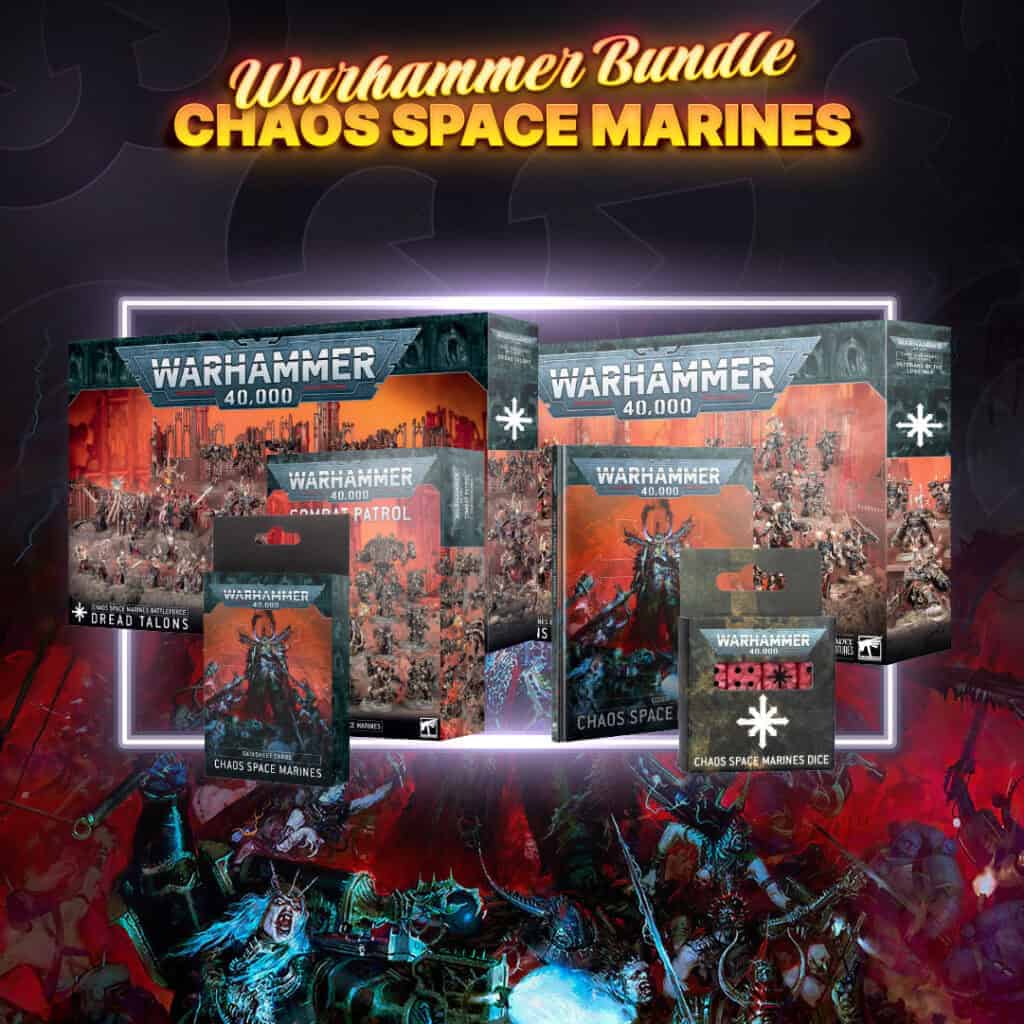 Chaos Space Marines Bundle - 20% LESS TICKETS