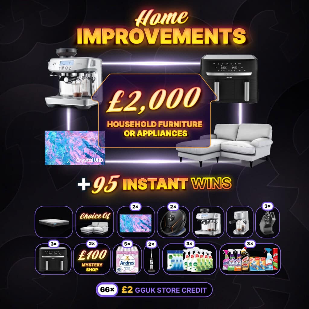 *AUTO DRAW* Home Improvements Comp + 95 Instant Wins #1