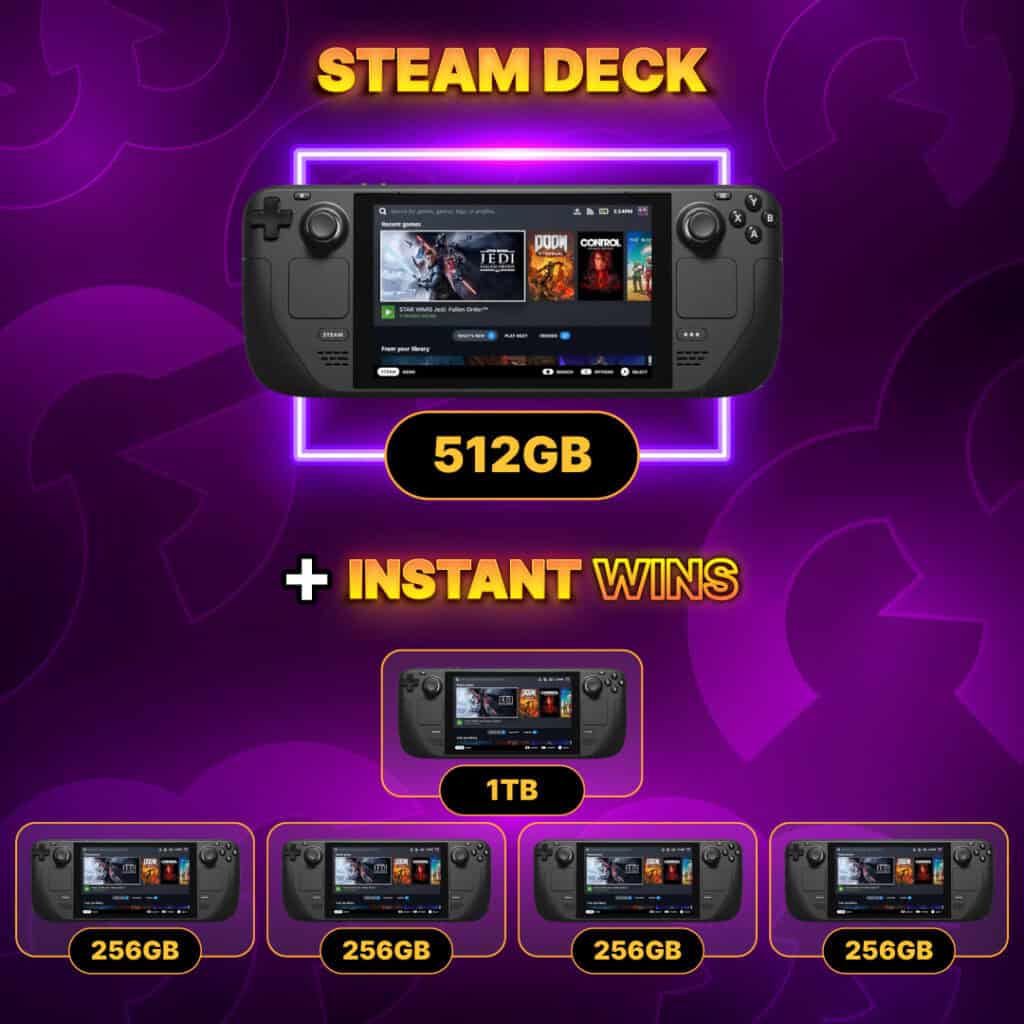 Steam Deck 512GB + 5 Instant Wins #1