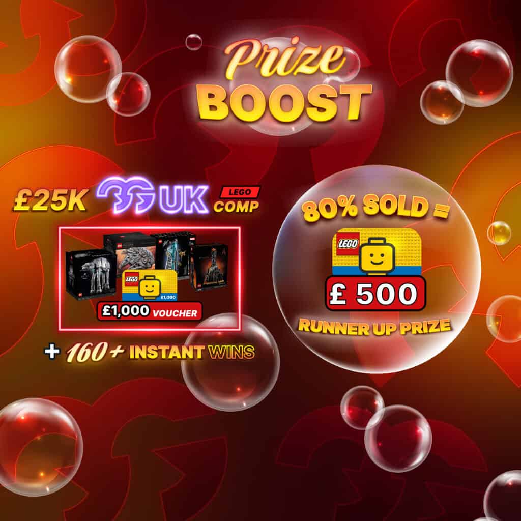 *AUTO DRAW* £25K MEGA LEGO Comp + Over 160 Instant Wins #8 *BOOSTED*