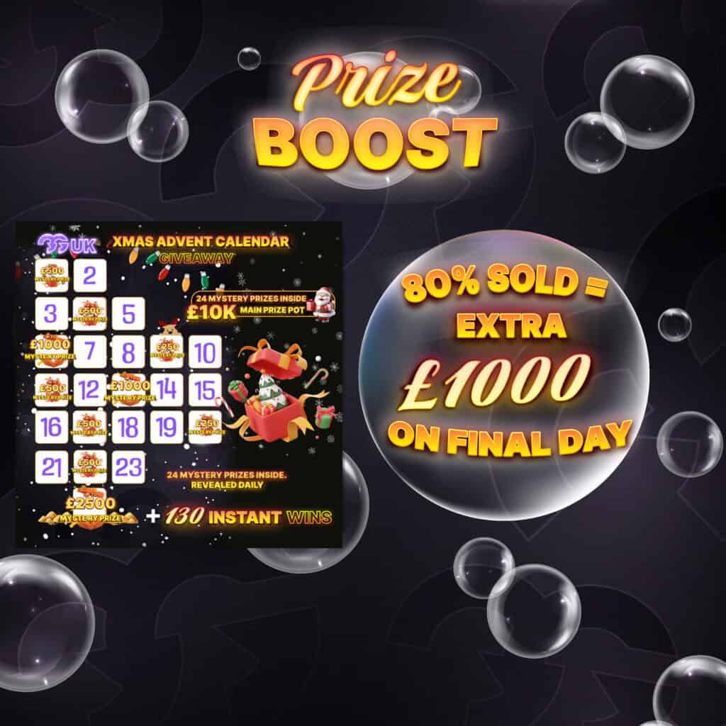 GG Advent Calendar: 24 Daily Prizes - 130+ Instant Wins #1 *BOOSTED*