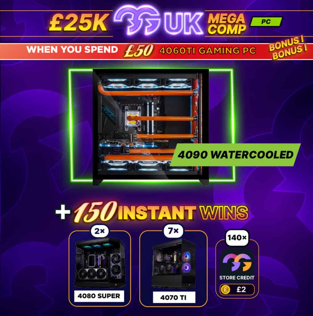 *AUTO DRAW* £25K MEGA PC Comp + 150 Instant Wins #1 *BOOSTED*