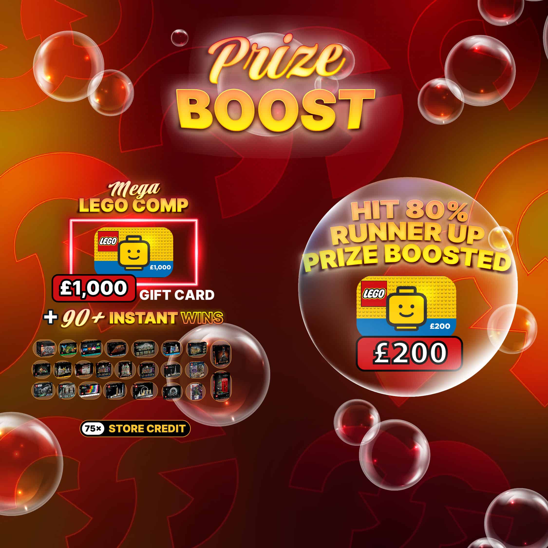 £1000 LEGO Voucher + 90+ Instant Wins #17