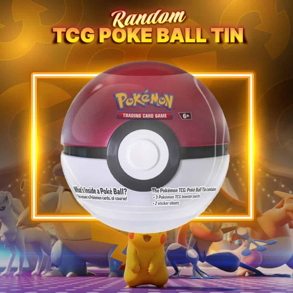 *AUTO DRAW* Random Pokémon TCG Poke Ball Tin #1