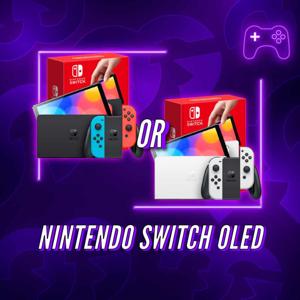 *AUTO DRAW* Nintendo Switch OLED (Neon or White) #24