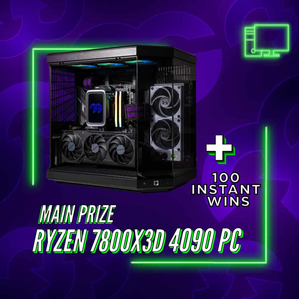 Hyte Y60 Ryzen 7800X3D 4090 Gaming PC + 100 Instant Wins #4
