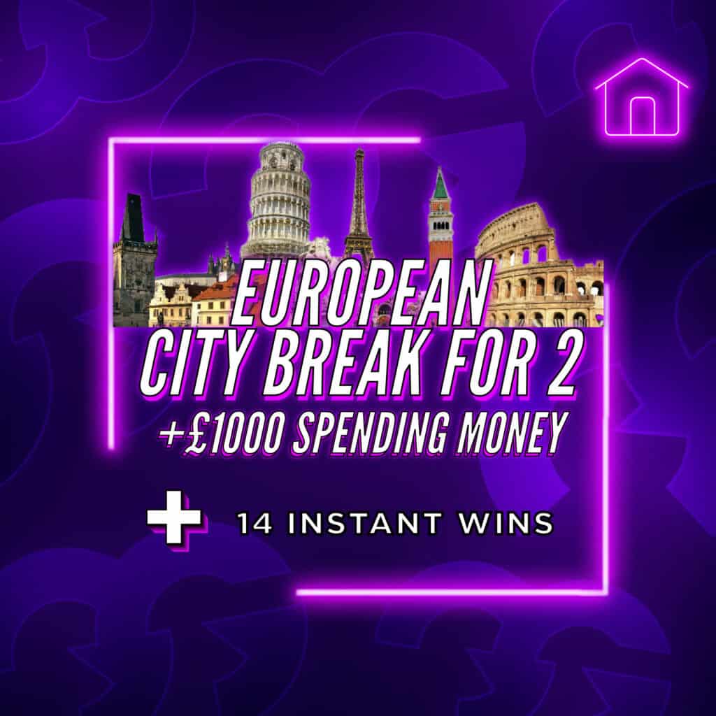 £3000 European City Break + £1000 Spending Money #1