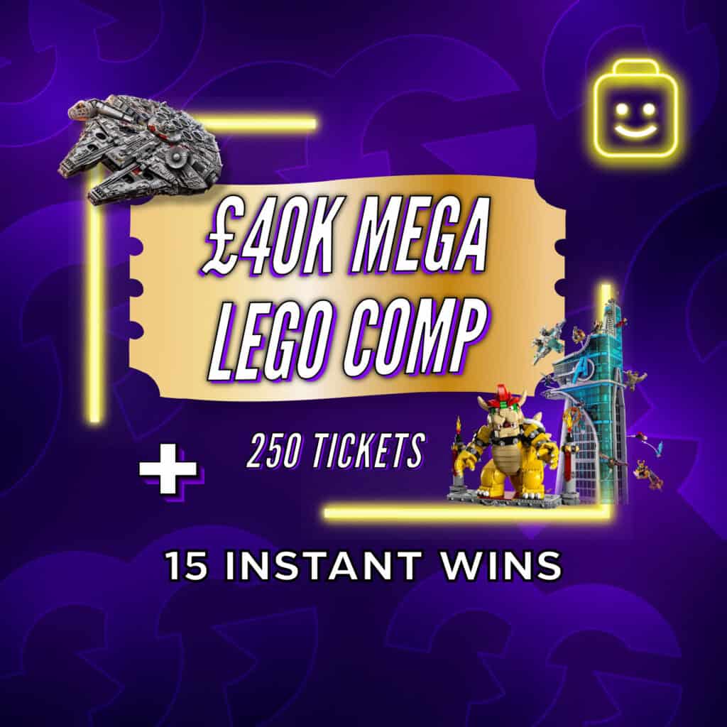 *AUTO DRAW* 250 Tickets To The £40k Mega Lego Comp + 15 Instant Wins #1