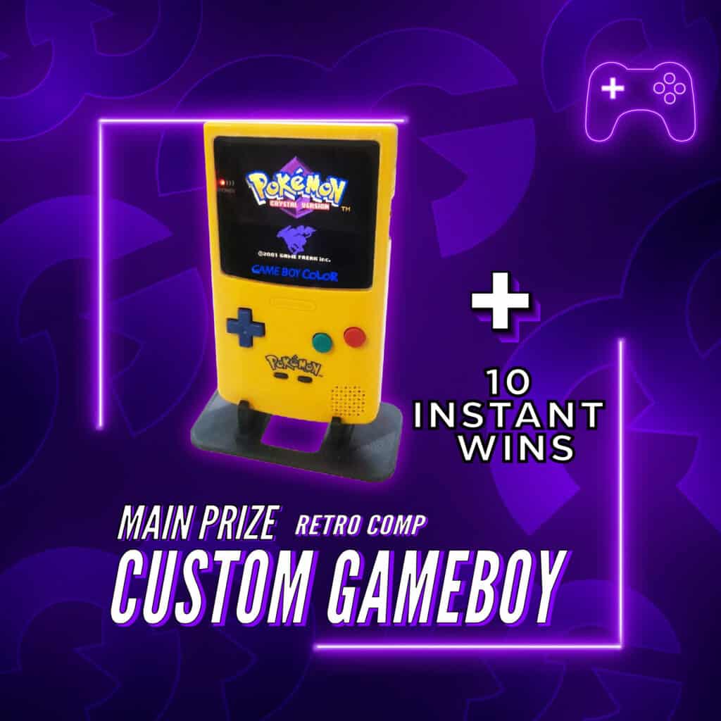 Retro Consoles Comp: Custom Pokémon Gameboy + Instant Wins #1