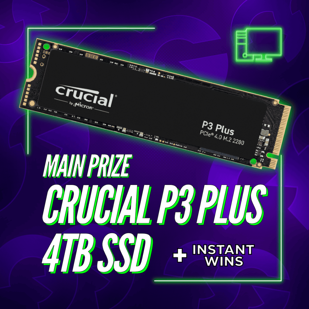Crucial P3 Plus 4TB SSD + 10 Instant Wins #4