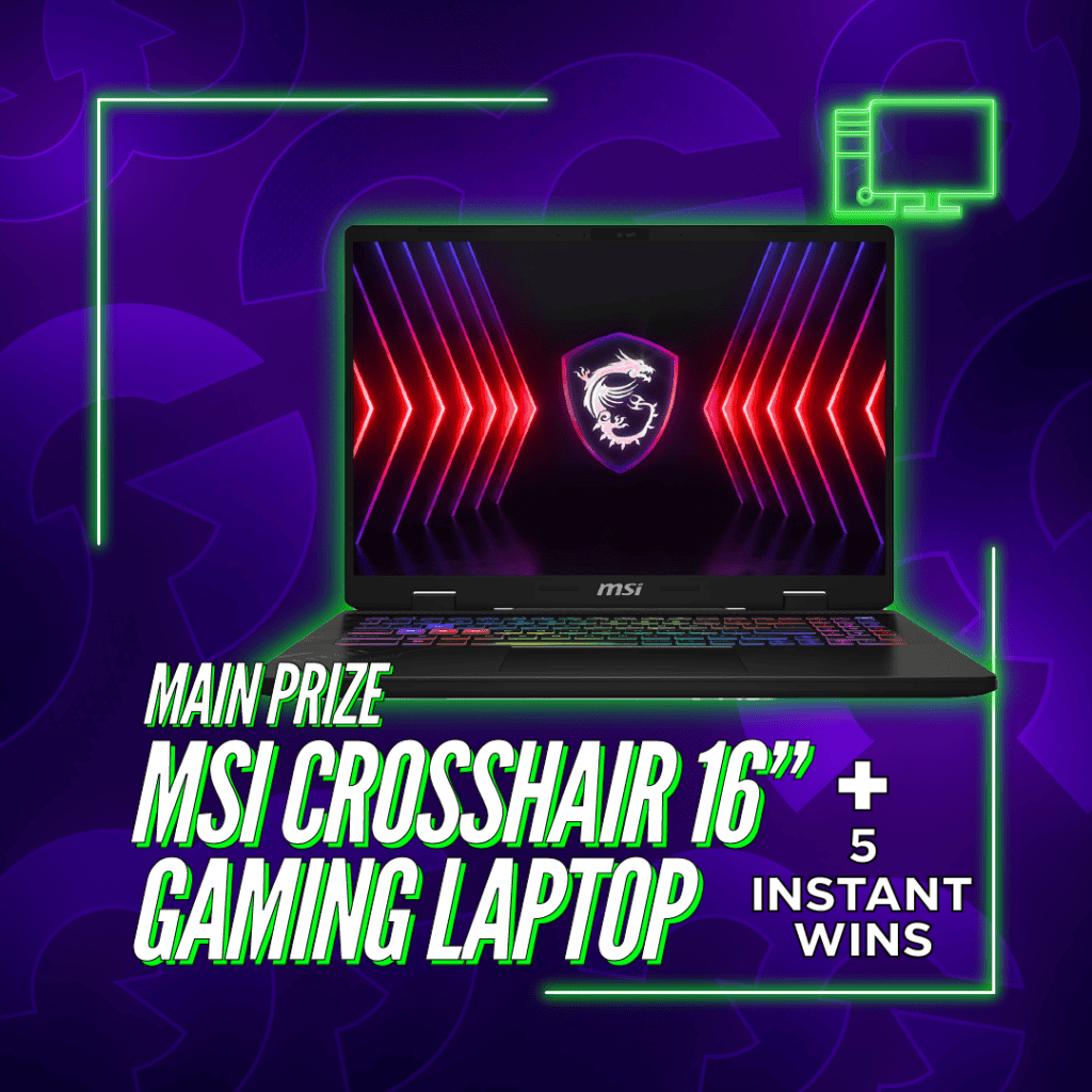 MSI Crosshair 16 Inch Gaming Laptop + Instant Wins #5