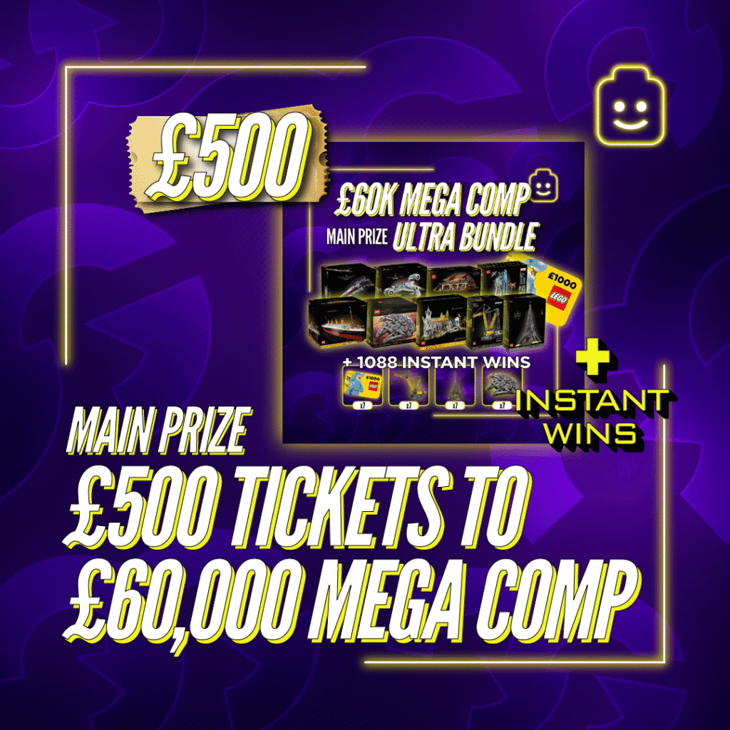 £500 Tickets To The £60k Mega LEGO Comp + Instant Wins #1
