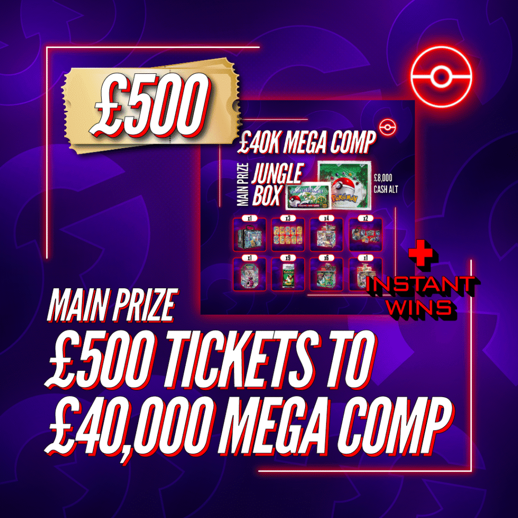 £500 Tickets To The £40k Mega Pokémon Comp + Instant Wins #1