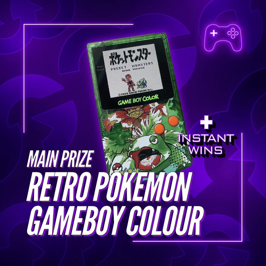 Retro Consoles Comp: Custom Pokémon Gameboy + Instant Wins #7