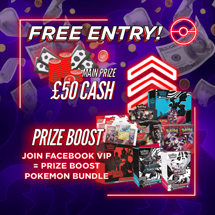 *FREE* £50 or Pokémon Black Bolt & Destined Rivals Bundle #1