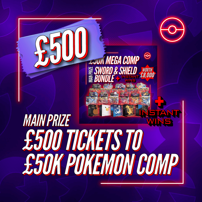 £500 Tickets To The £50k Pokémon Comp + Instant Wins #1