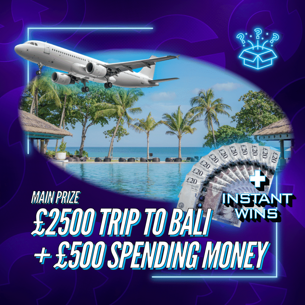 January Jet Off £2500 Trip to Bali + £500 Spending Money