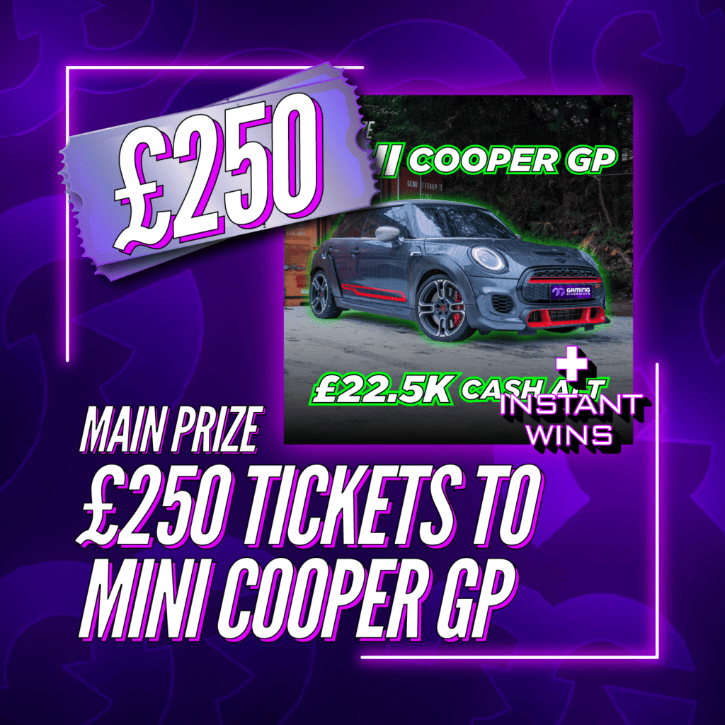 £250 Tickets To The Mini Cooper GP + Instant Wins #1