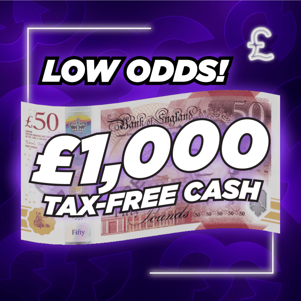 *LOW ODDS* £1000 Cash #1
