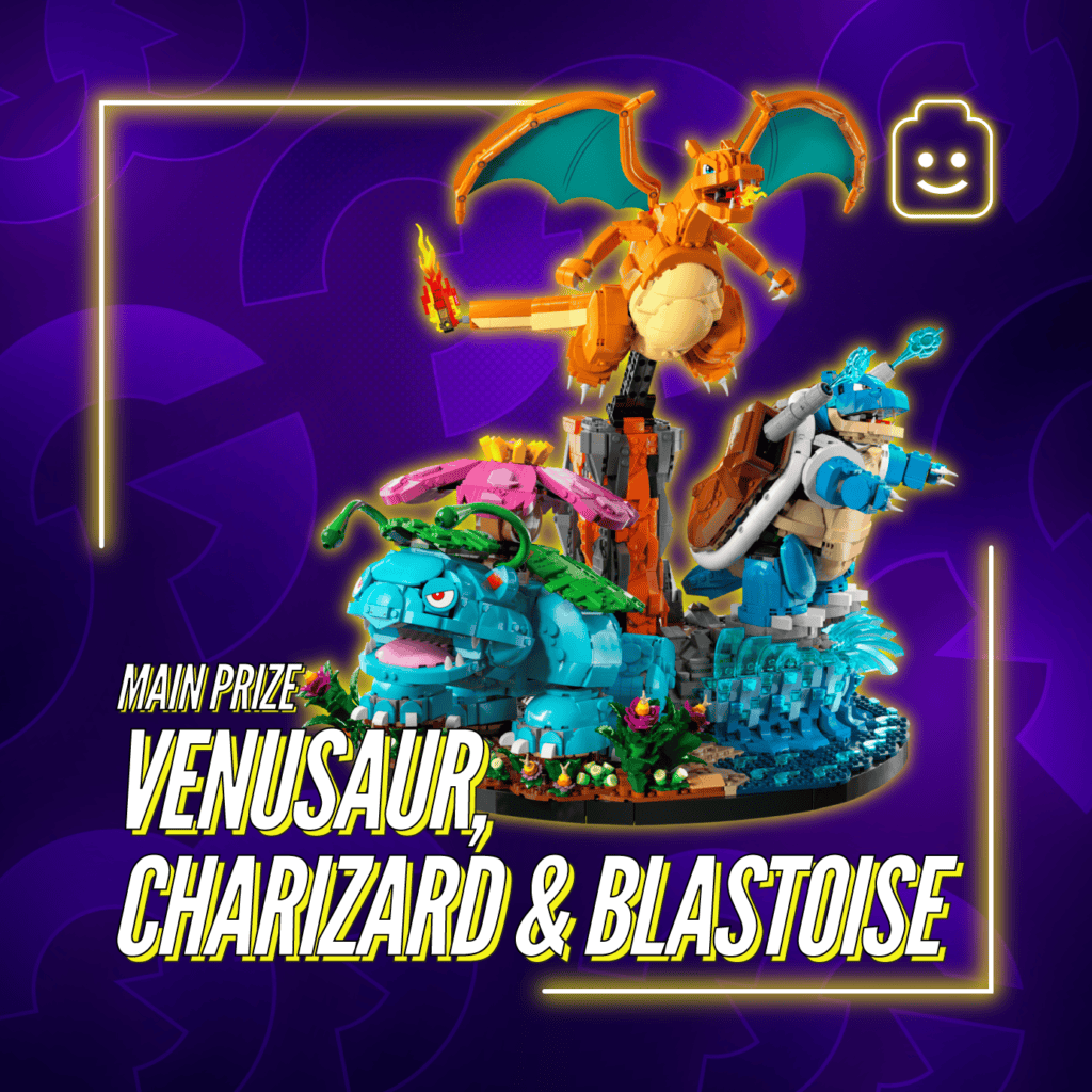 *LOW ODDS* LEGO Venusaur, Charizard and Blastoise #1