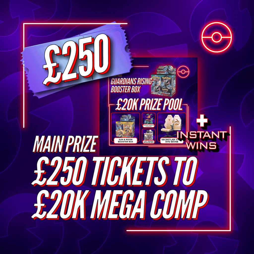 £250 Tickets To The £20k Pokémon Comp + Instant Wins #1