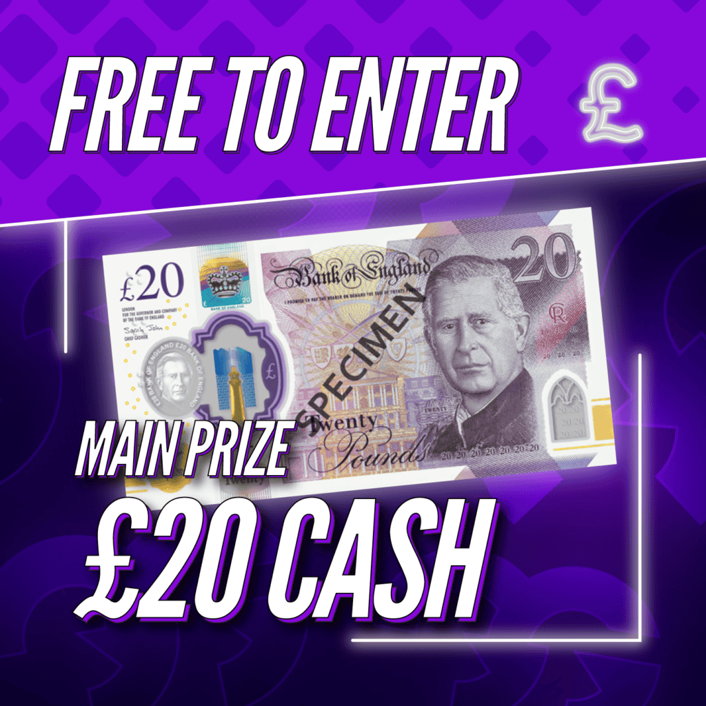*DAILY FREE COMP* £20 Cash
