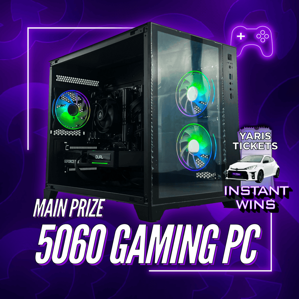 5060 Ti PC + Yaris Ticket Instant Wins #1