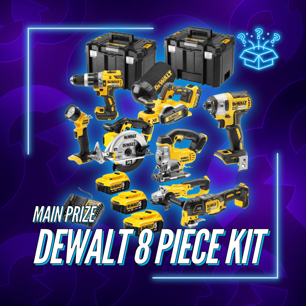 DeWalt TDKIT8 XR 18V 8 Piece Kit #1