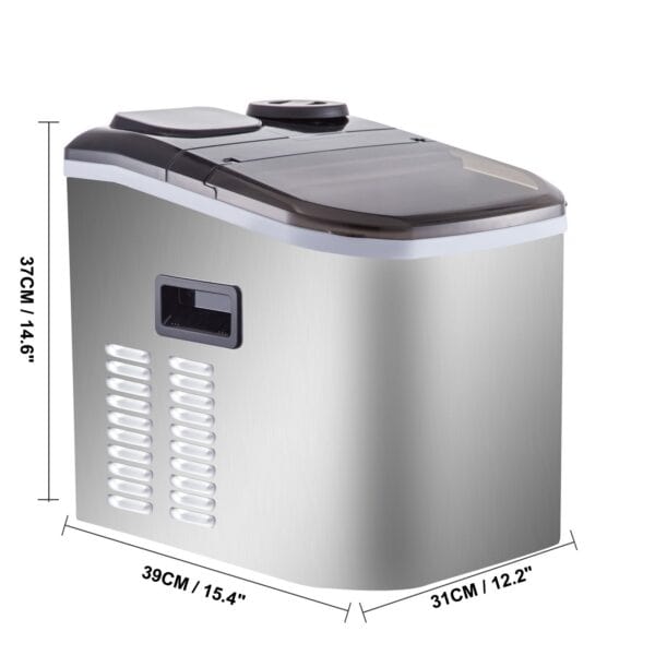 Vevor výrobník ľadu LCD 18kg/24hod - Image 7