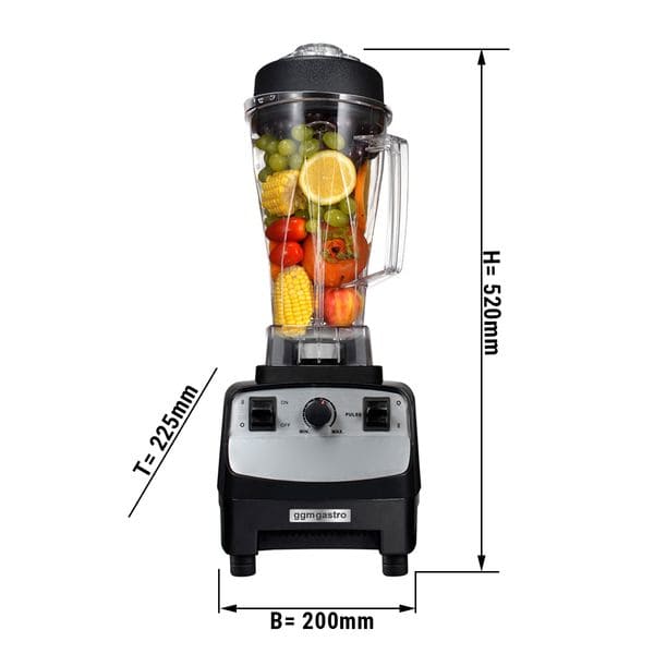 Stolný mixér potravín 2L 1500W - Image 4