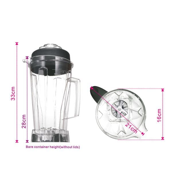 Stolný mixér potravín 2L 1500W - Image 5