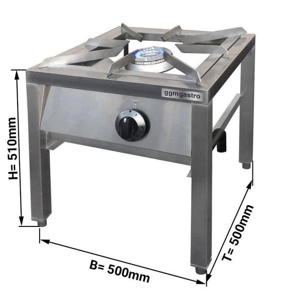 Plynová varná stolička GKK1 9kW (1 horák) - Image 2