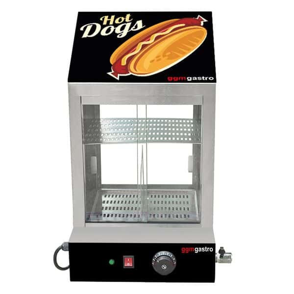 Ohrevná nerezová vitrína na Hot-Dog 1200W - Image 3