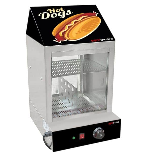 Ohrevná nerezová vitrína na Hot-Dog 1200W - Image 2