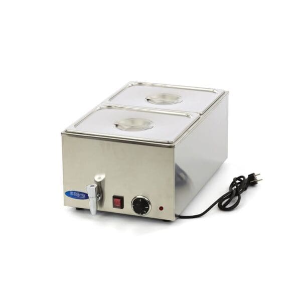Maxima Bain Marie s kohútikom vrátane súpravy 2 x 1/2 GN