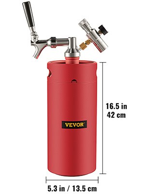 Výčapné zariadenie na pivo s tlakomerom  4l - Image 2