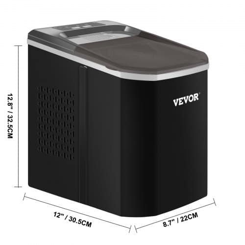 Malý výrobník ľadu 12kg/24hod čierna - Image 2