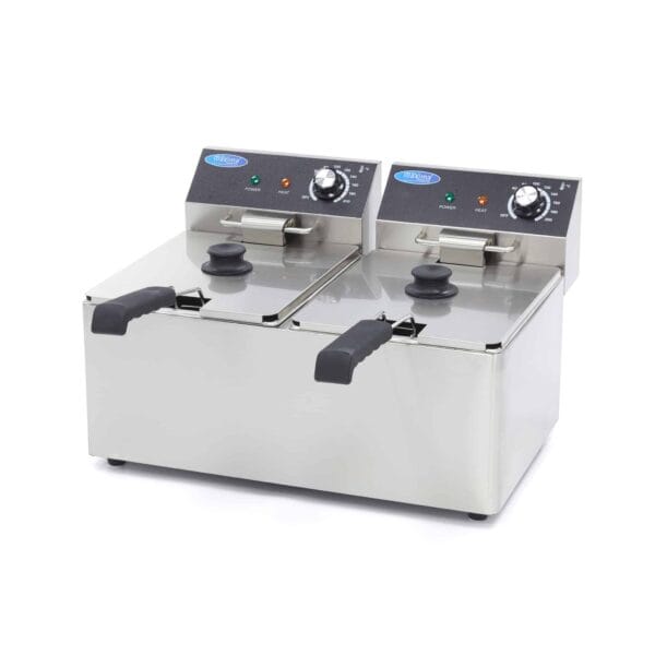 Elektrická fritéza 2×8 l | Maxima 09365225
