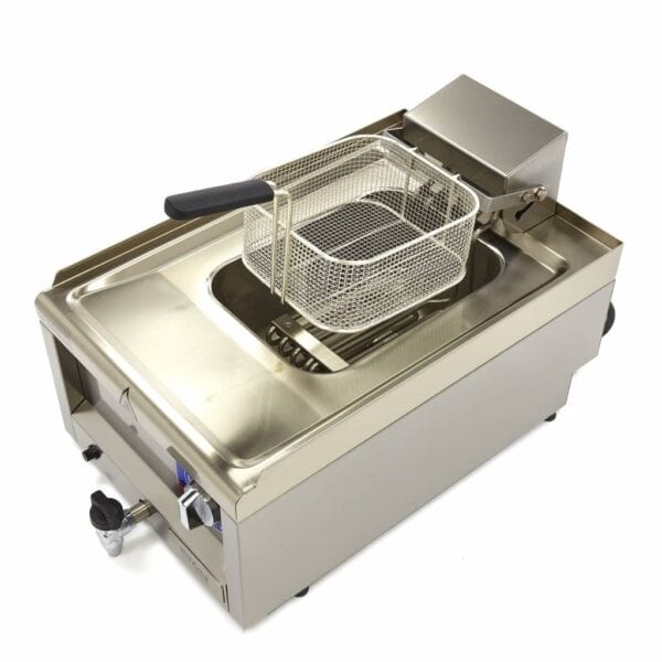 Maxima Elektrická fritéza s kohútikom – komerčná – 1×10 l | 09391640 - Image 3