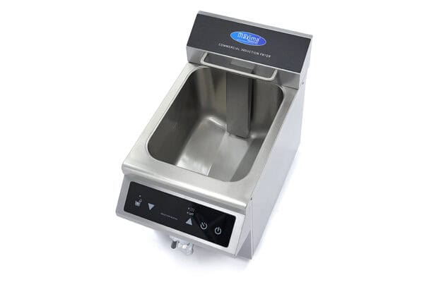 Indukčná fritéza s kohútikom – 1×8 l | Maxima 09371090 - Image 4
