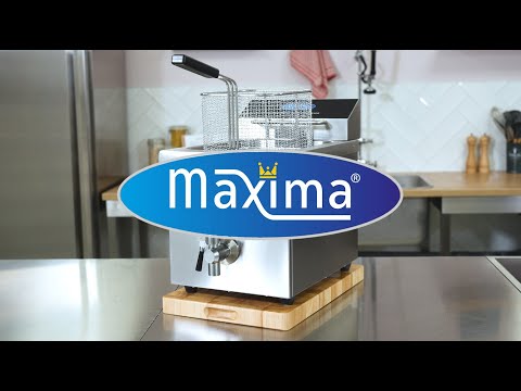 Indukčná fritéza s kohútikom – 1×8 l | Maxima 09371090 - Image 9
