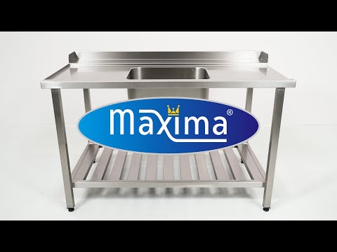 Umývací stôl s umývadlom – 1400×750 mm – vľavo | Maxima 09201039 - Image 5
