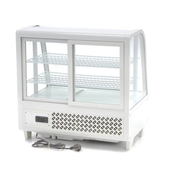 Výkladová chladnička - 100L - 68cm - Biela - Image 2