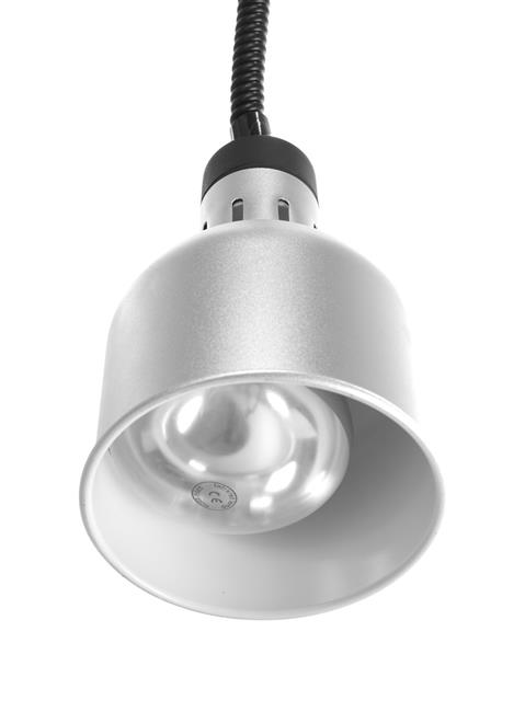Lampa na ohrev jedál – závesná, valcová, HENDI, Strieborná, 230V/250W, ø175x(H)250mm - Image 7